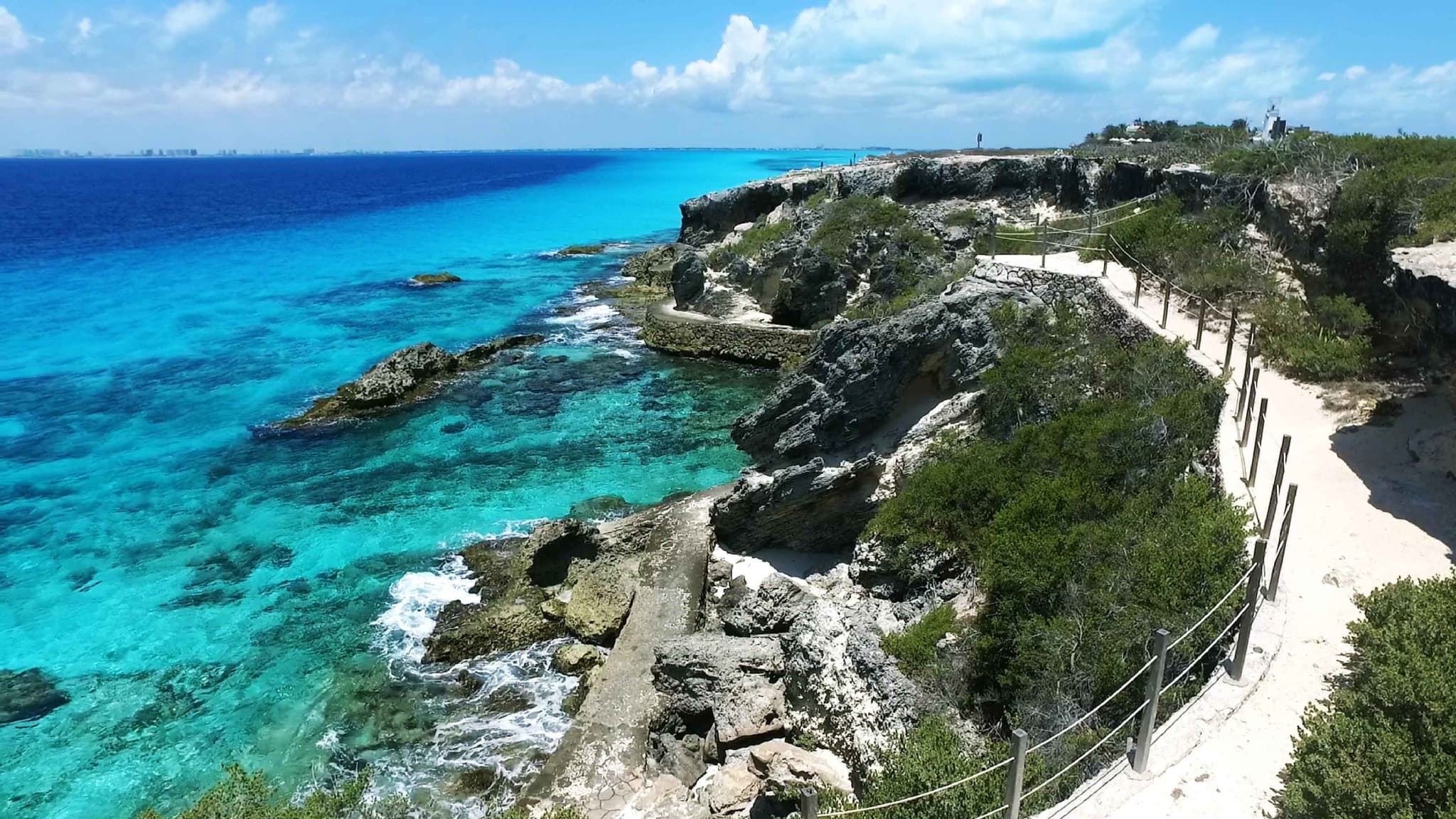 Acantilados de Punta Sur en Isla Mujeres