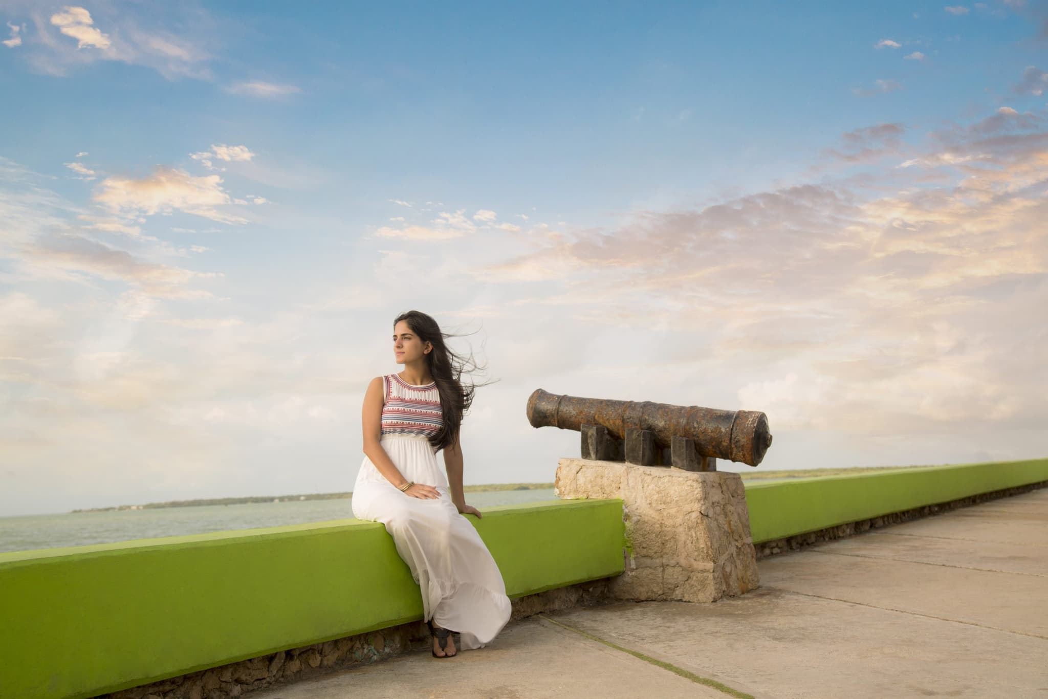 Malecón del Boulevard Bahía en Chetumal